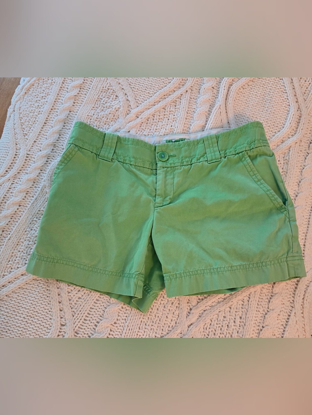 Lilly Pulitzer Bright Green Cotton Shorts Size 2